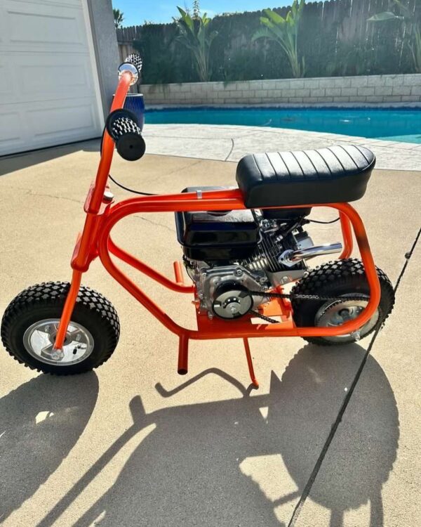 Orang colored Mini bike