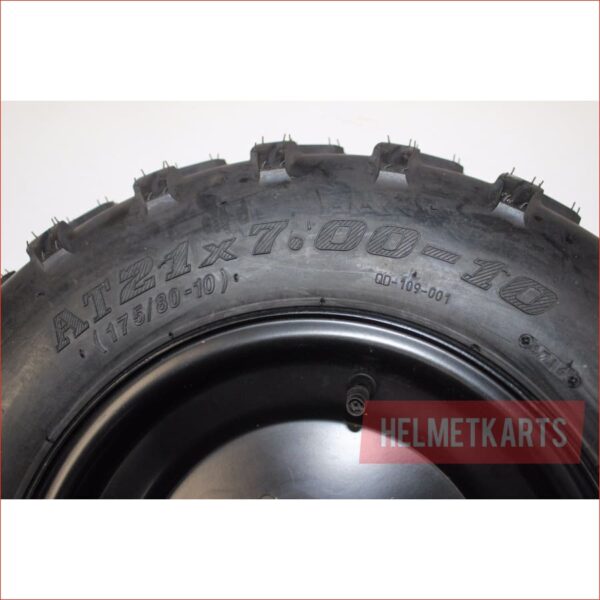 21x7-10" Front GOLIATH off road wheel (rim and tyre) Pair (x2) - Image 3