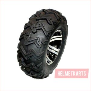 25×8-12″ Front Alloy Rim Wheel (rim and tyre) Pair (x2)