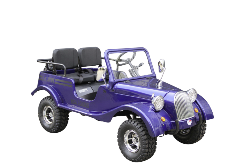 Gas powered mini jeep