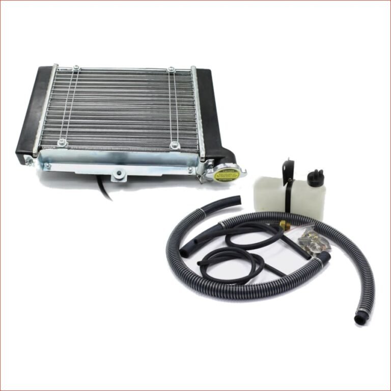 Radiator setup – Large w/ fan and bottle – Mini bike kartel/Mini trike ...