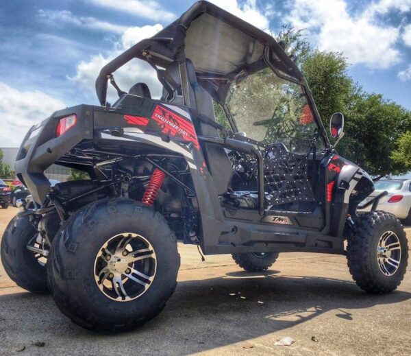 Trailmaster Challenger 300EX EFI UTV / side-by-side All the extras, Push Bar, Wind Shield, Light Bar, Chrome rims, Independent Rear Axels - Image 11