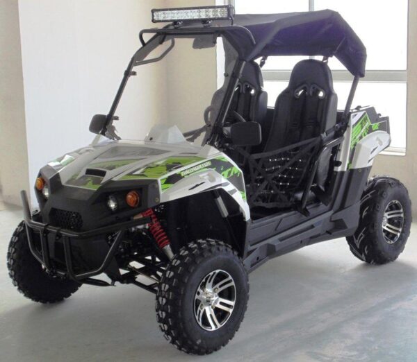 Trailmaster Challenger 300EX EFI UTV / side-by-side All the extras, Push Bar, Wind Shield, Light Bar, Chrome rims, Independent Rear Axels - Image 14