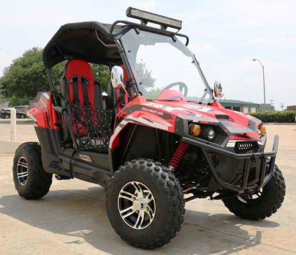 Trailmaster Challenger 300EX EFI UTV / side-by-side All the extras, Push Bar, Wind Shield, Light Bar, Chrome rims, Independent Rear Axels - Image 2