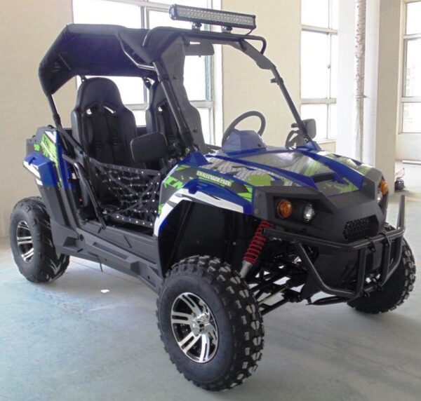 Trailmaster Challenger 300EX EFI UTV / side-by-side All the extras, Push Bar, Wind Shield, Light Bar, Chrome rims, Independent Rear Axels - Image 4