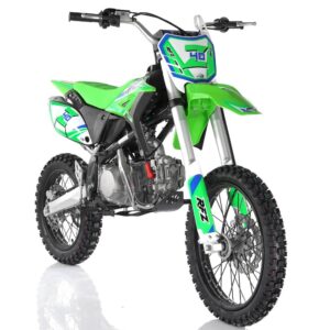 Apollo DB Z40 140cc, 4 stroke, 4 Speed, 32.5″ seat height, 17-inch front tire Telescopic Forks, 11Hp
