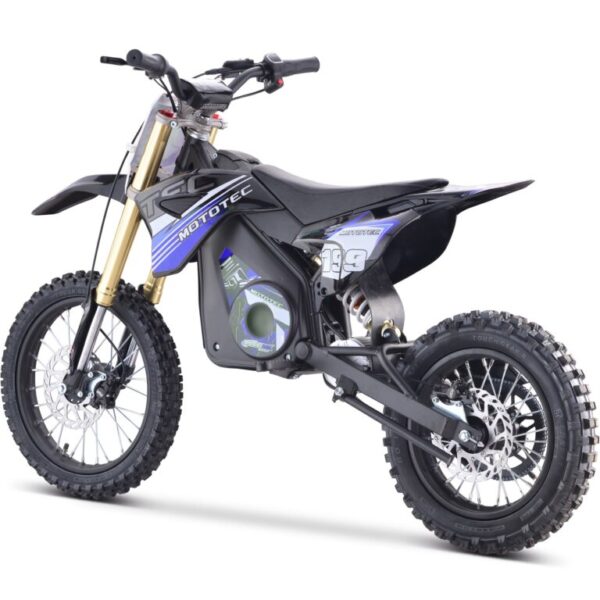 MotoTec 48v Pro Electric Dirt Bike 1600w Lithium Blue