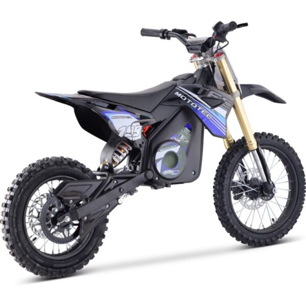 MotoTec 48v Pro Electric Dirt Bike 1600w Lithium Blue