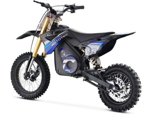 MotoTec 36v Pro Electric Dirt Bike 1000w Lithium Blue